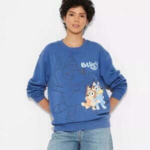 Women's Bluey and Bingo Graphic Sweatshirt - Blue M